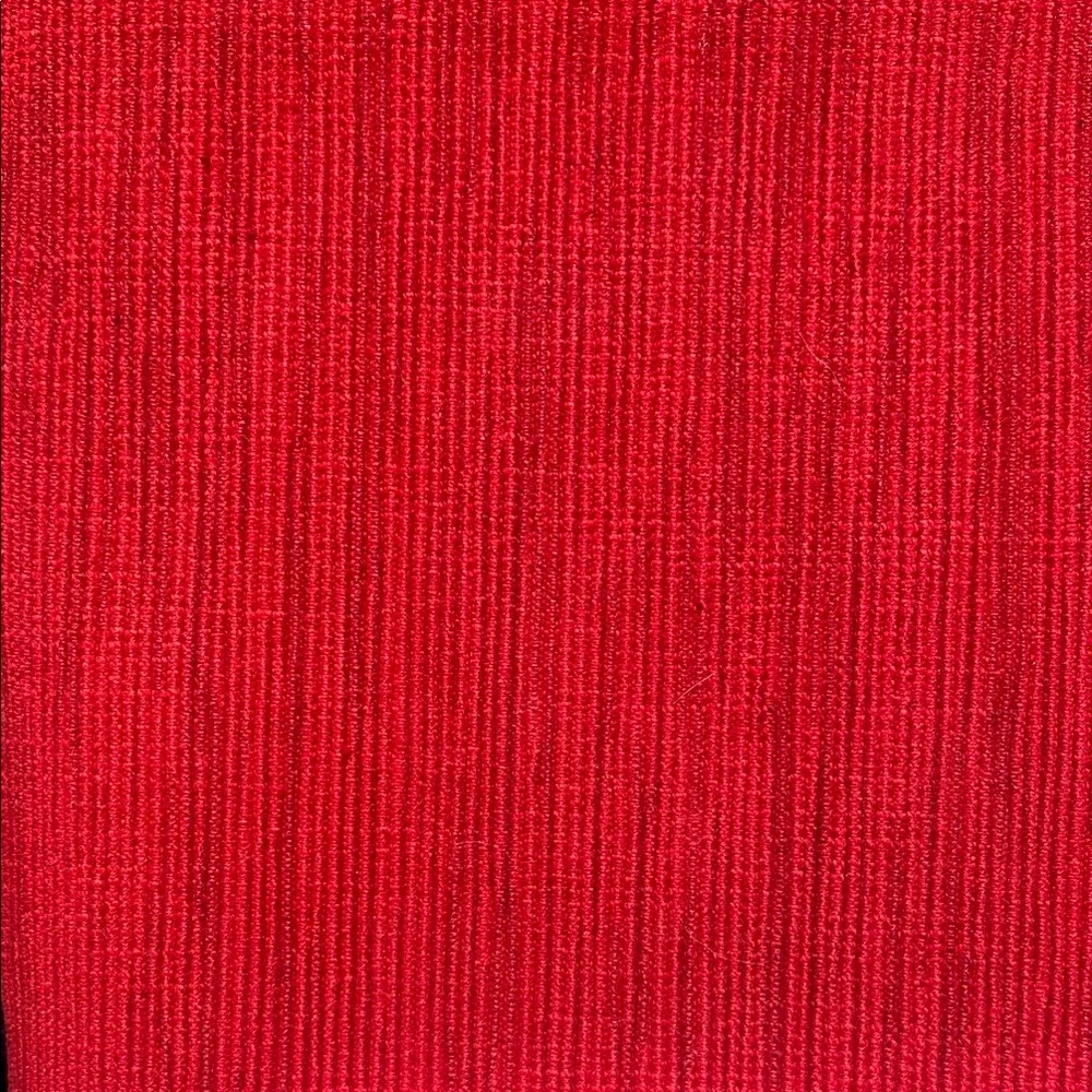 Crate & Barrel Red Table Runner